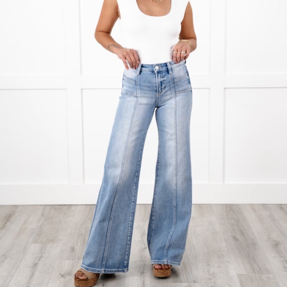 Risen The Perfect Fit Wide Leg Jeans - NWT